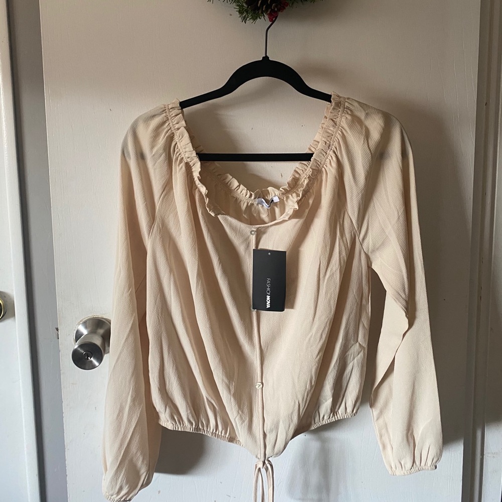 Fashion nova off shoulder top